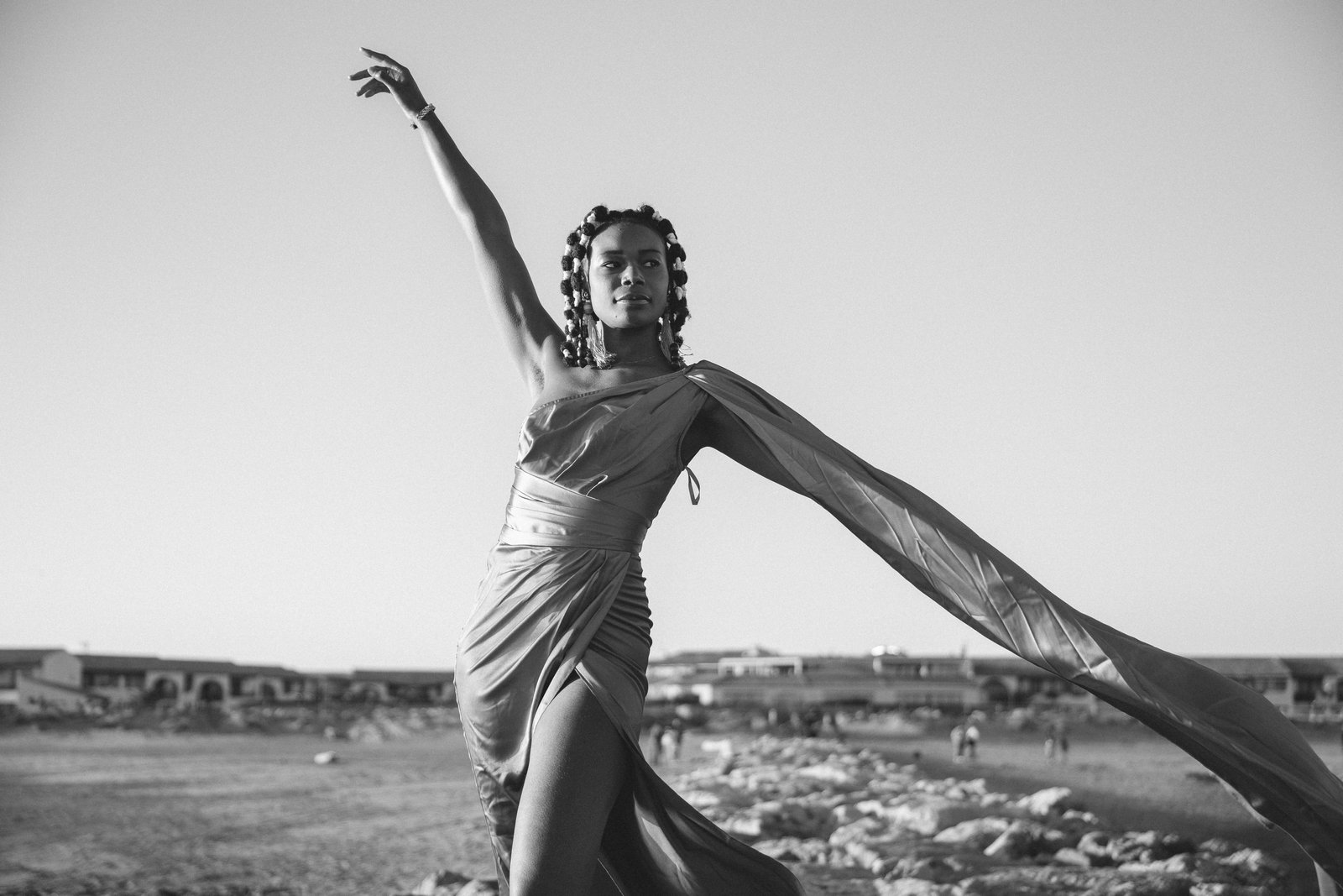 Portrait en photo d'une femme de couleur noire prise par le photographe LeFingerJames