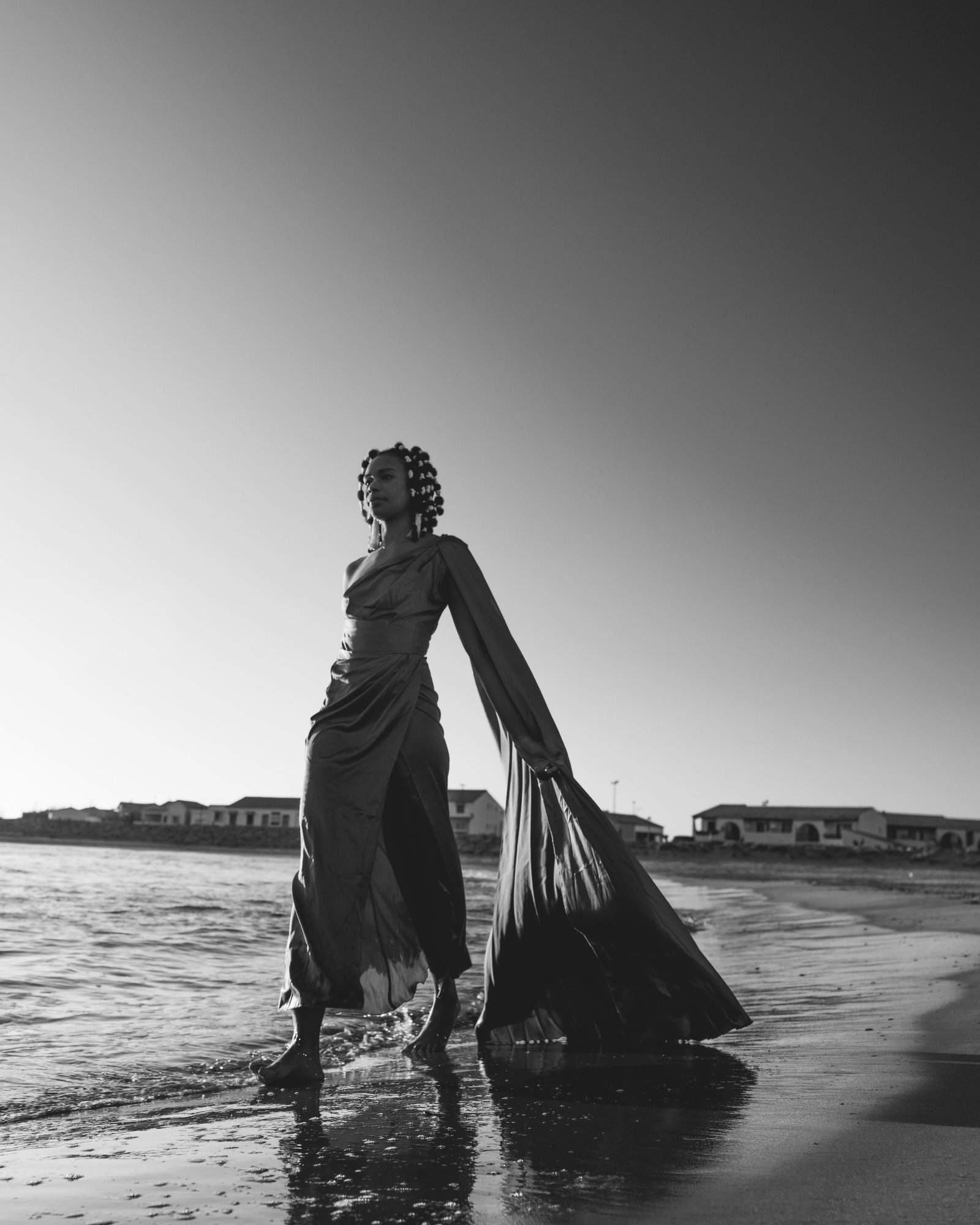 Portrait en photo d'une femme de couleur noire prise par le photographe LeFingerJames