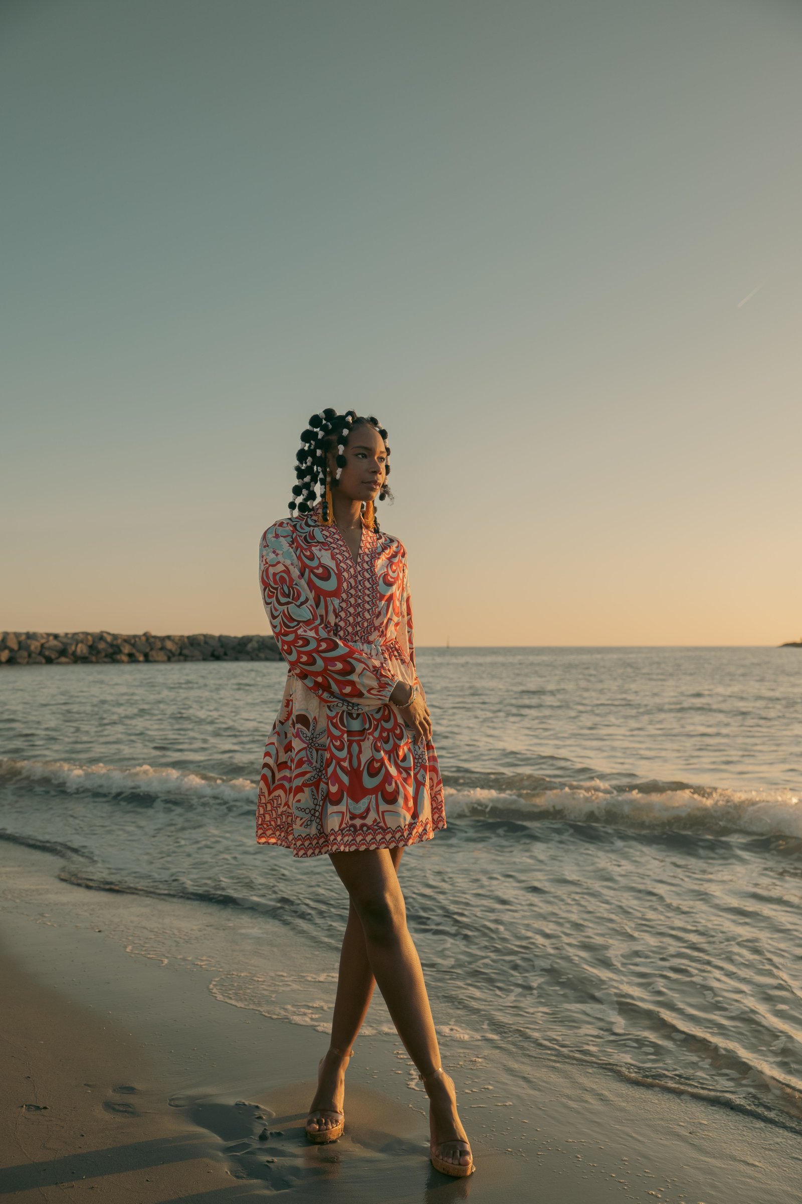 Portrait en photo d'une femme de couleur noire prise par le photographe LeFingerJames