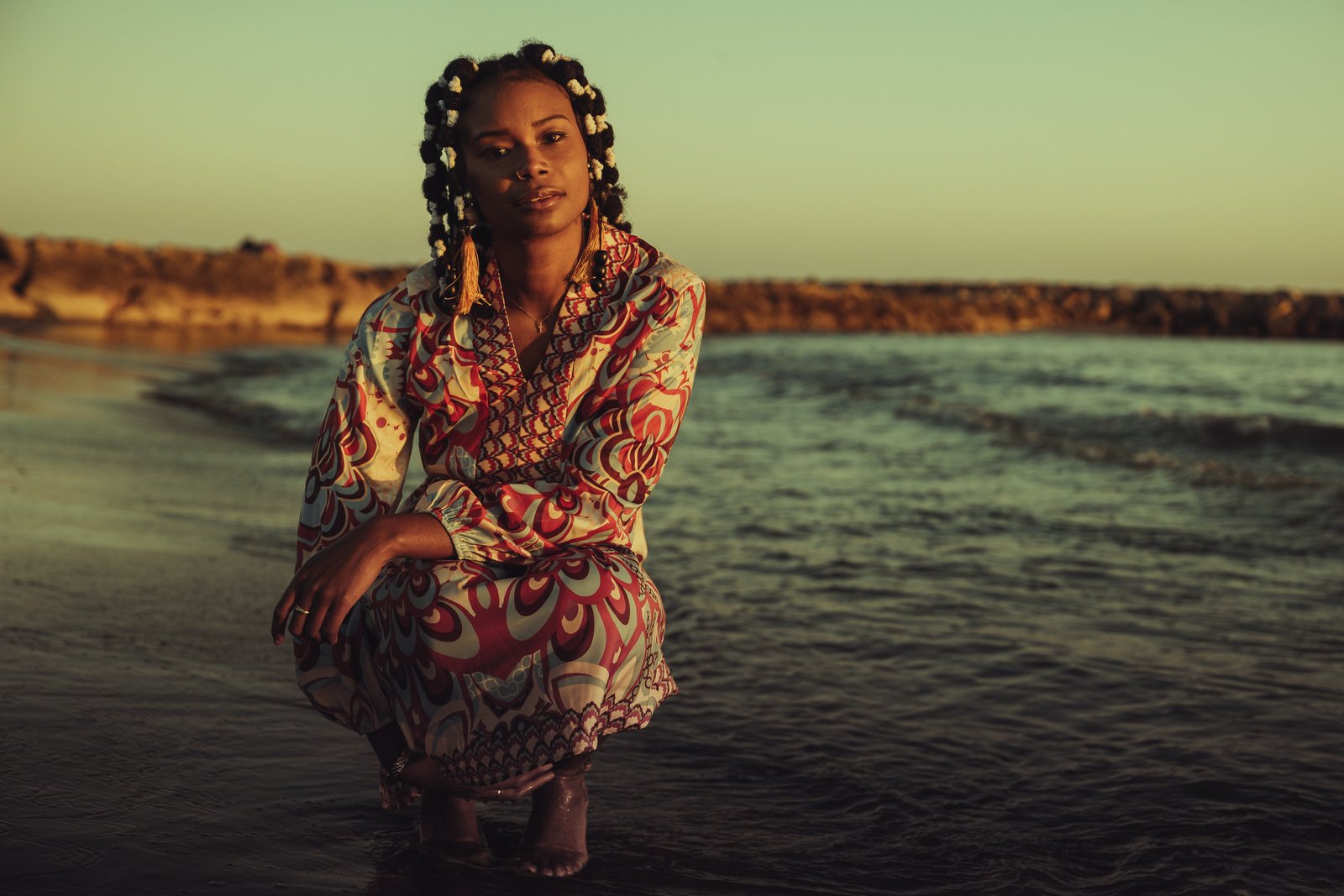 Portrait en photo d'une femme de couleur noire prise par le photographe LeFingerJames