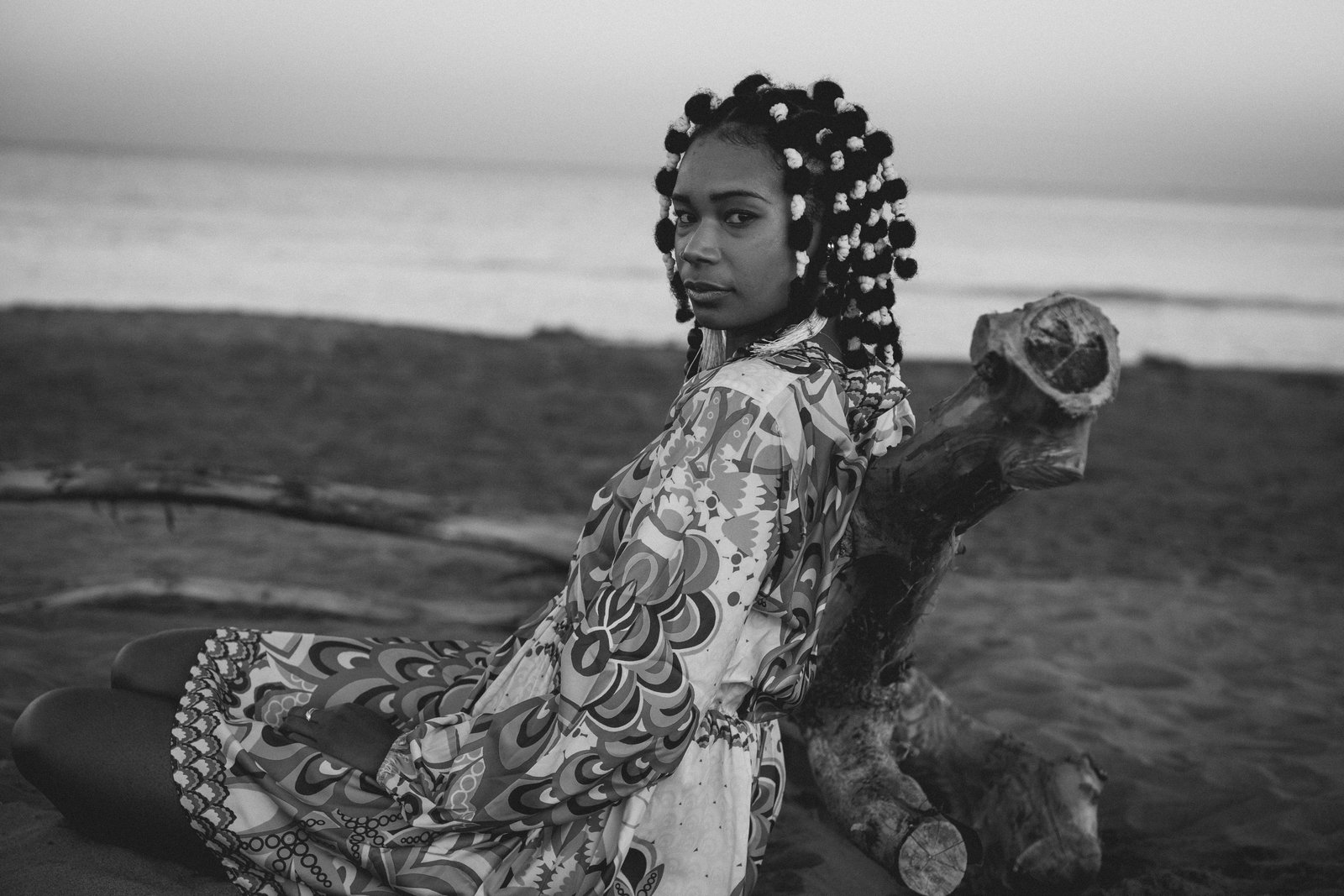 Portrait en photo d'une femme de couleur noire prise par le photographe LeFingerJames