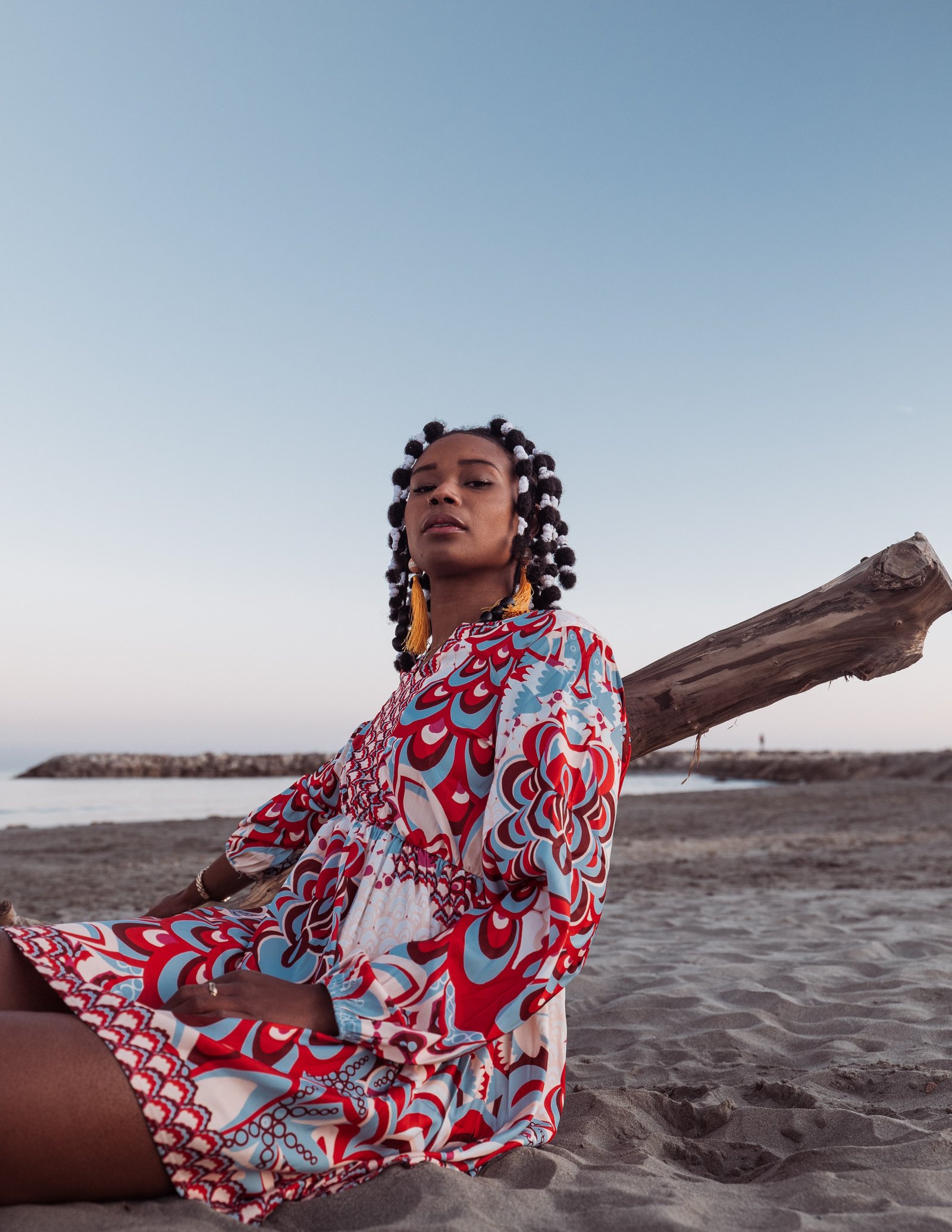 Portrait en photo d'une femme de couleur noire prise par le photographe LeFingerJames