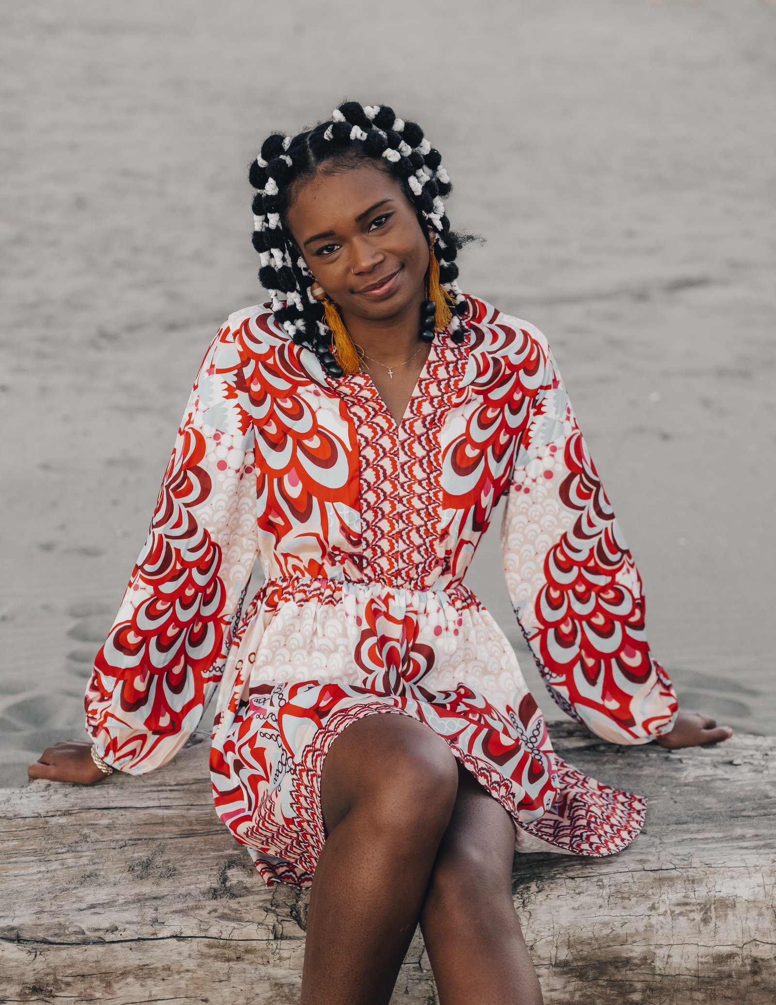 Portrait en photo d'une femme de couleur noire prise par le photographe LeFingerJames